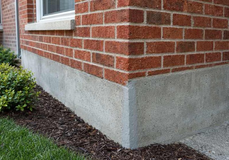 Stabilized, level foundation after repair